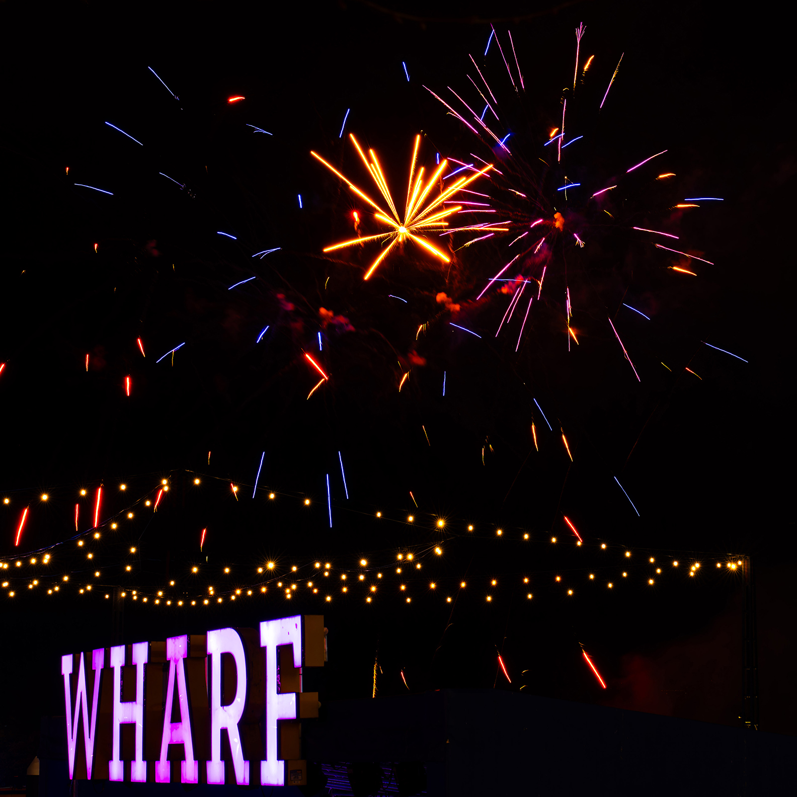 Fireworks at the Wharf